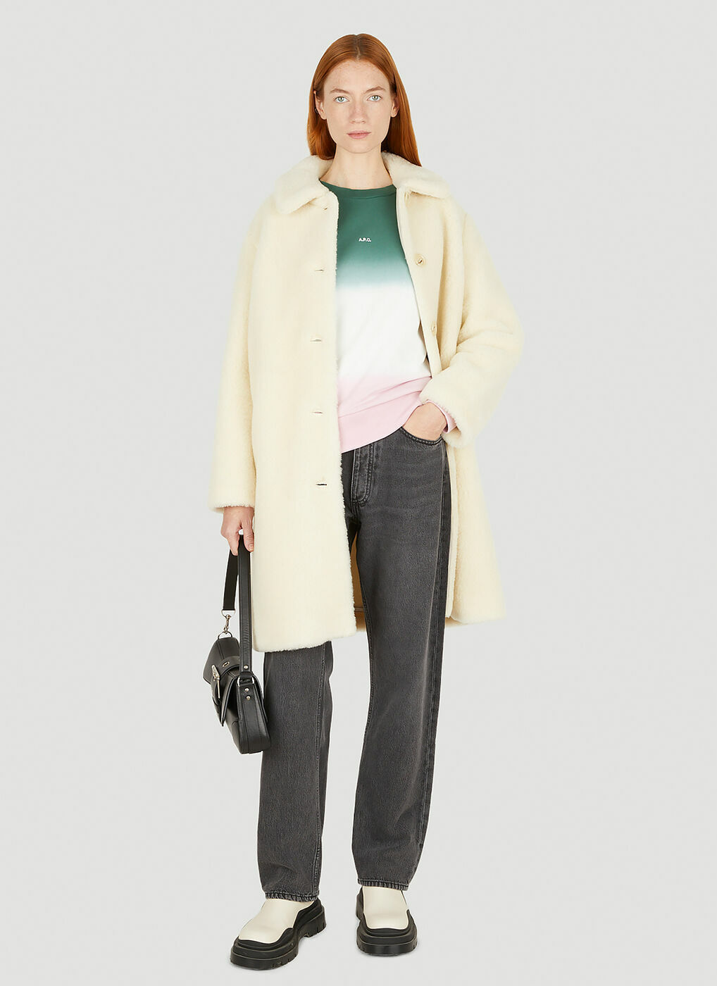 Katerine Coat in Cream A.P.C.