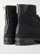 424 - Marathons Leather and Jersey Boots - Black
