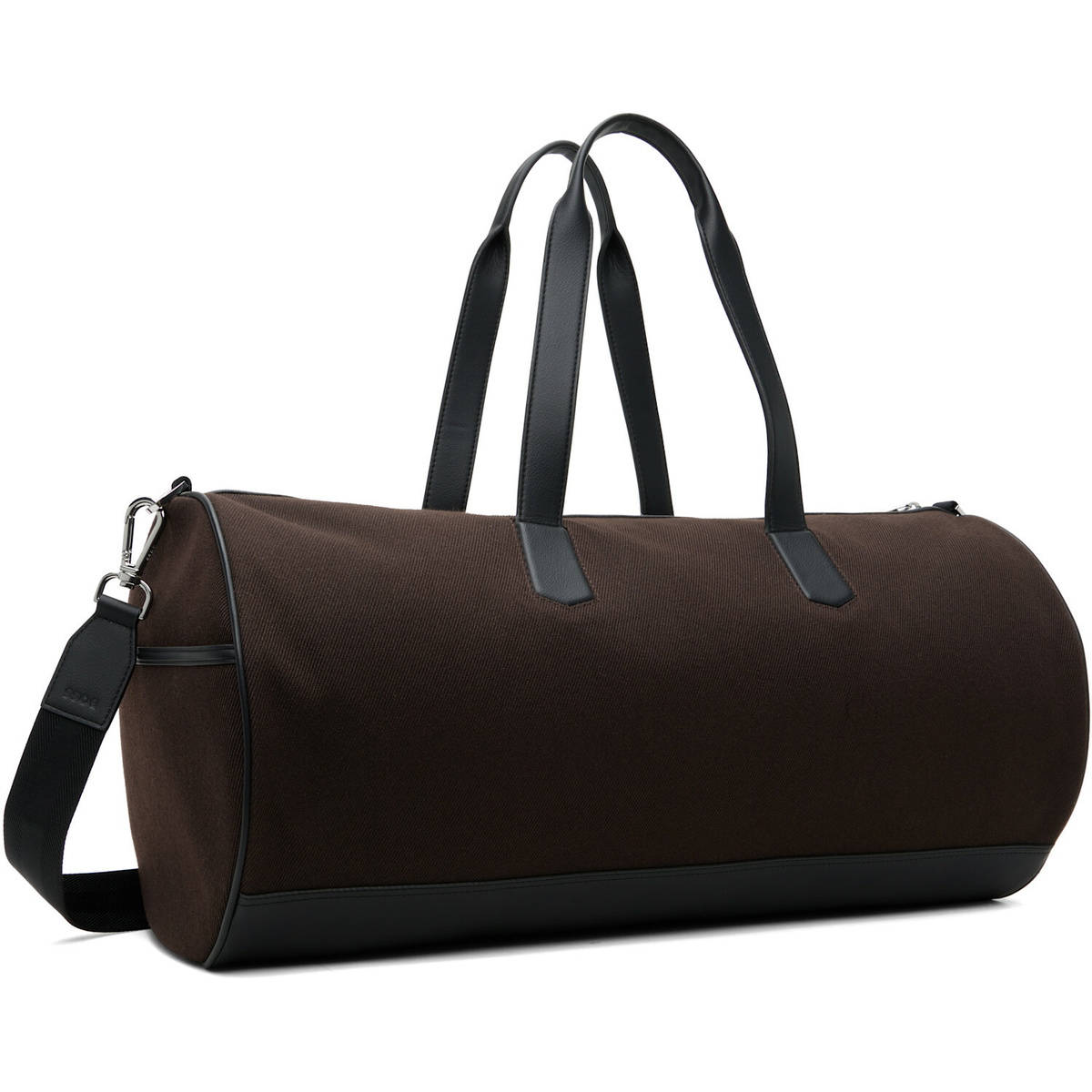 BOSS Brown Twill Duffle Bag