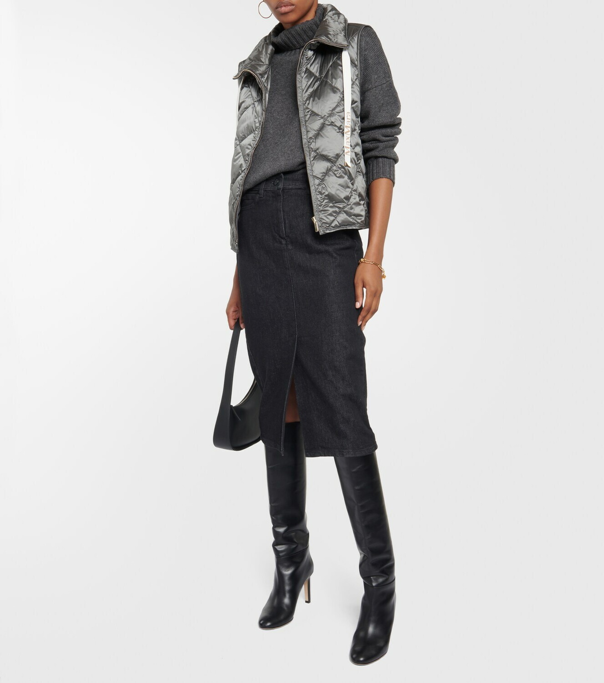 【MAX MARA THE CUBE】TREGIC DOWN VEST Max Mara The Cube Tregic quilted down vest Max Mara