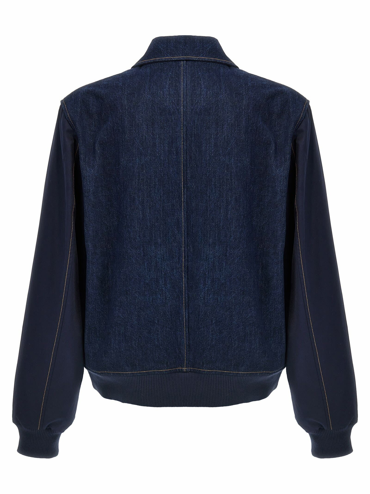 ジャケット・アウター wales bonner ECHO DENIM VARSITY jacket DPTO — Indigo Echo Denim Varsity Jacket