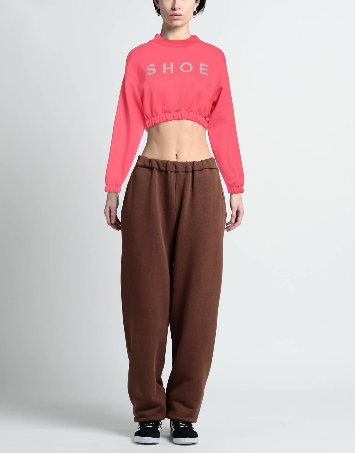 Shoe Womens Sweatshirt Fuchsia