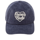 Human Made Men's Heart Corduroy 6 Panel Cap in Navy 