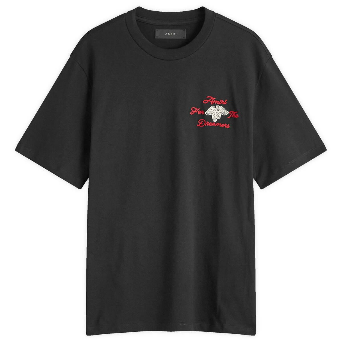 人気 AMIRI Tシャツ Dreamers ペガサス コットン 黒 メンズ AMIRI Men's Embroidered Dreamers T-Shirt in Black Amiri