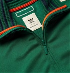 adidas Consortium - Wales Bonner Slim-Fit Loopback Striped Jersey Track Jacket - Green