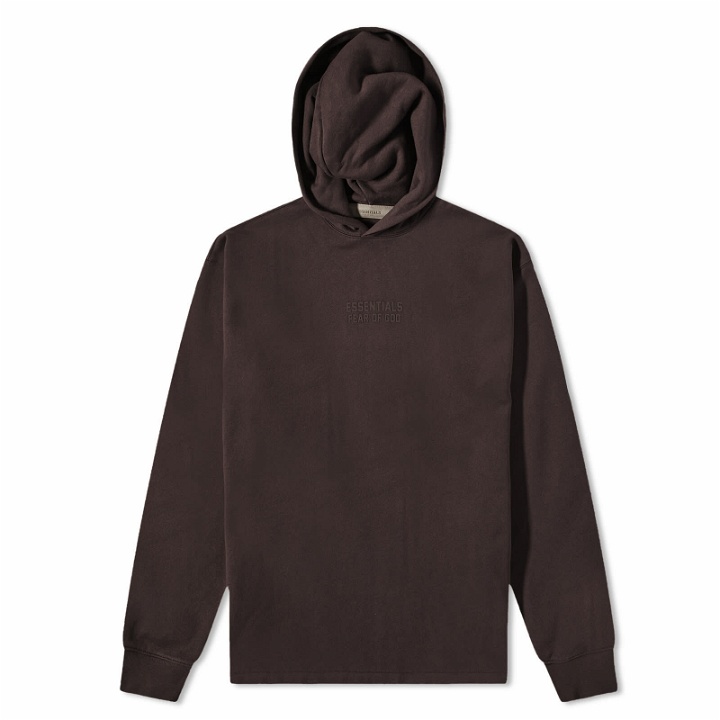 Photo: Fear of God ESSENTIALS Men's Relaxed Hoody in Plum
