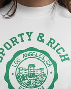 Sporty & Rich Emblem T Shirt White - Mens - Shortsleeves