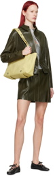 Paloma Wool Green Fabia Leather Jacket