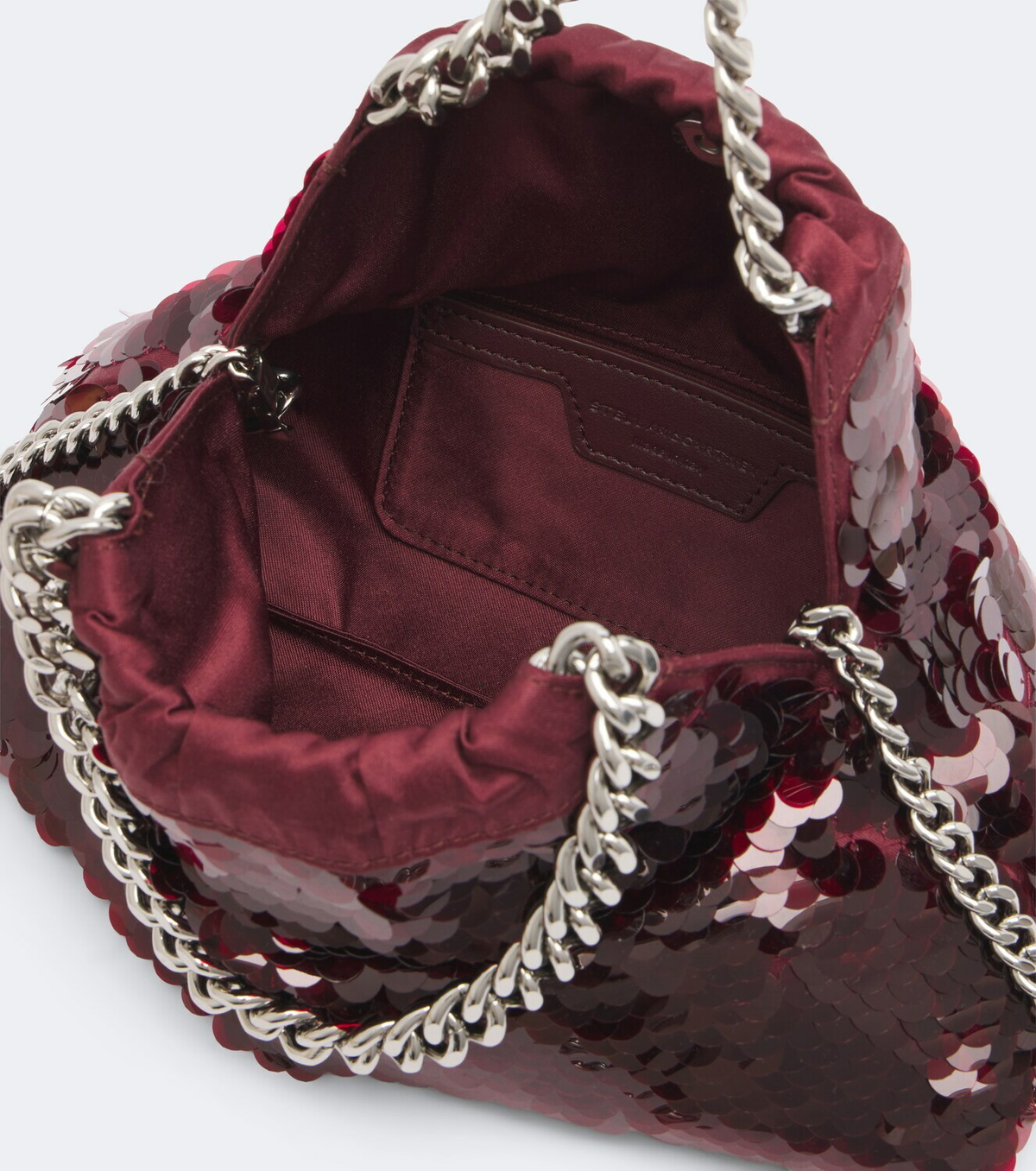 Stella McCartney Falabella Mini sequined top-handle bag