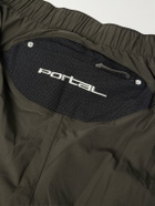 Portal - Marka Liner 5" Mesh-Trimmed Recycled-Shell Running Shorts - Green