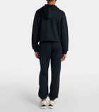 Moncler Cotton-blend jersey zip-up hoodie