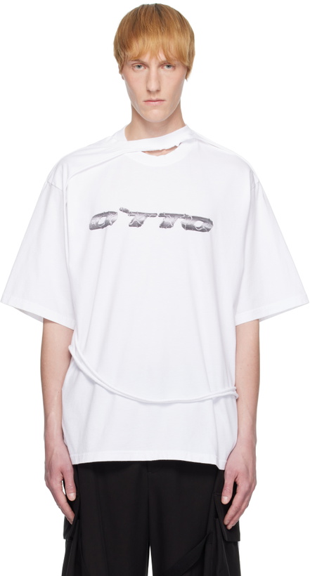 Photo: Ottolinger White Oversized Flap T-shirt