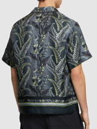 ETRO - Printed Silk Bowling Shirt