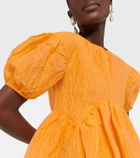 Cecilie Bahnsen Textured linen-blend Cloqué mini dress