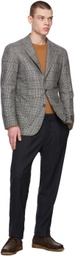 Ring Jacket Black & White Houndstooth Blazer
