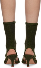 Isa Boulder SSENSE Exclusive Khaki Heeled Sandals