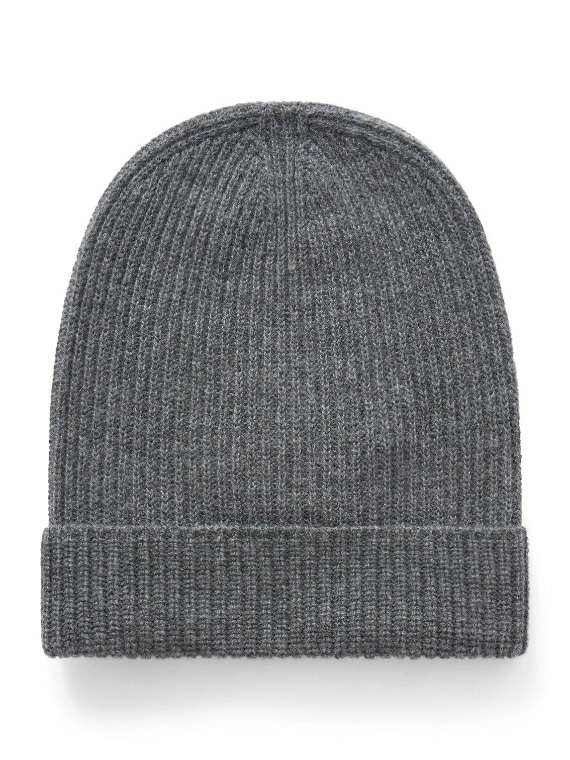 The Elder Statesman - Statesman Ribbed Cashmere Beanie