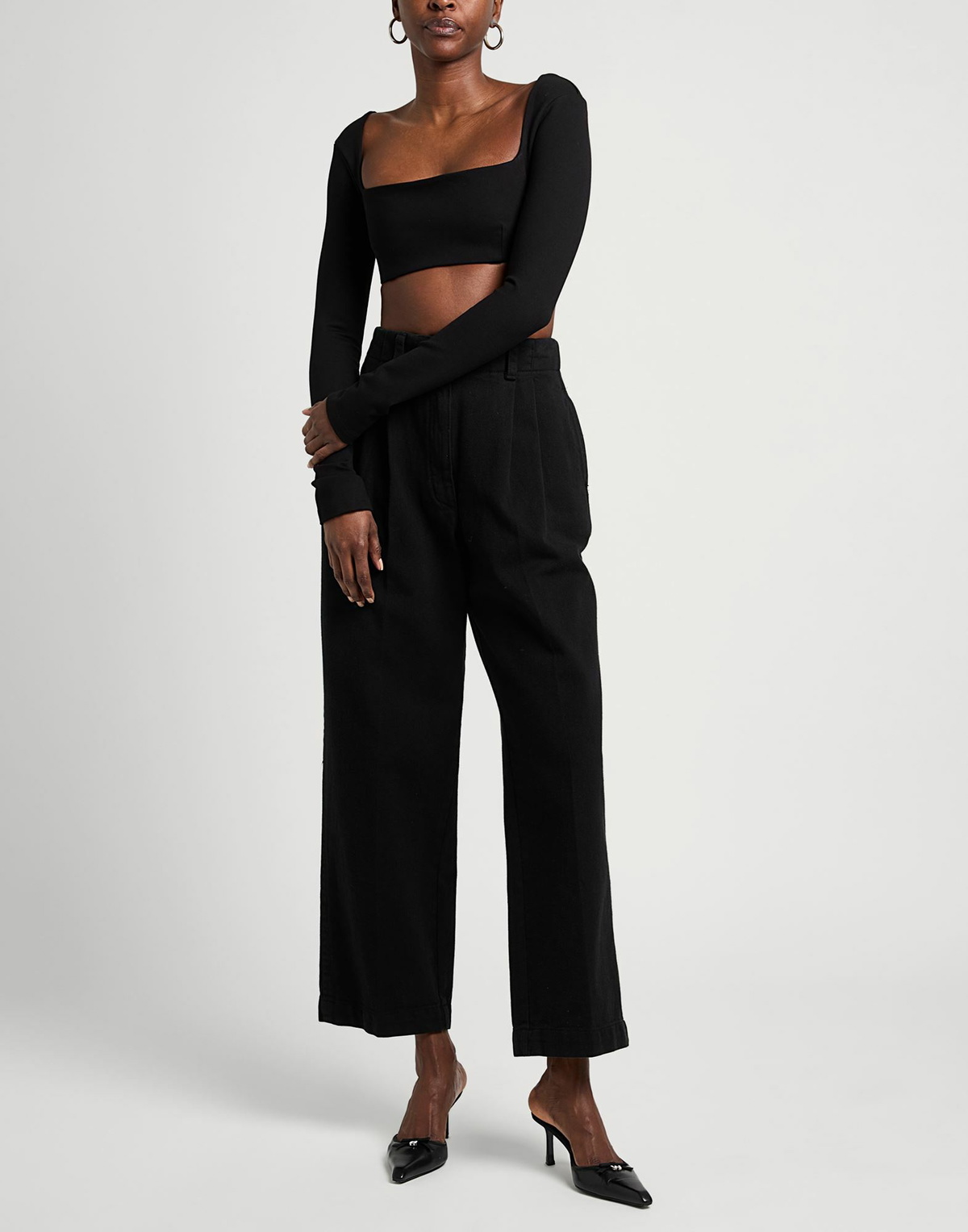 Le 17 Septembre Womens Jeans in Black