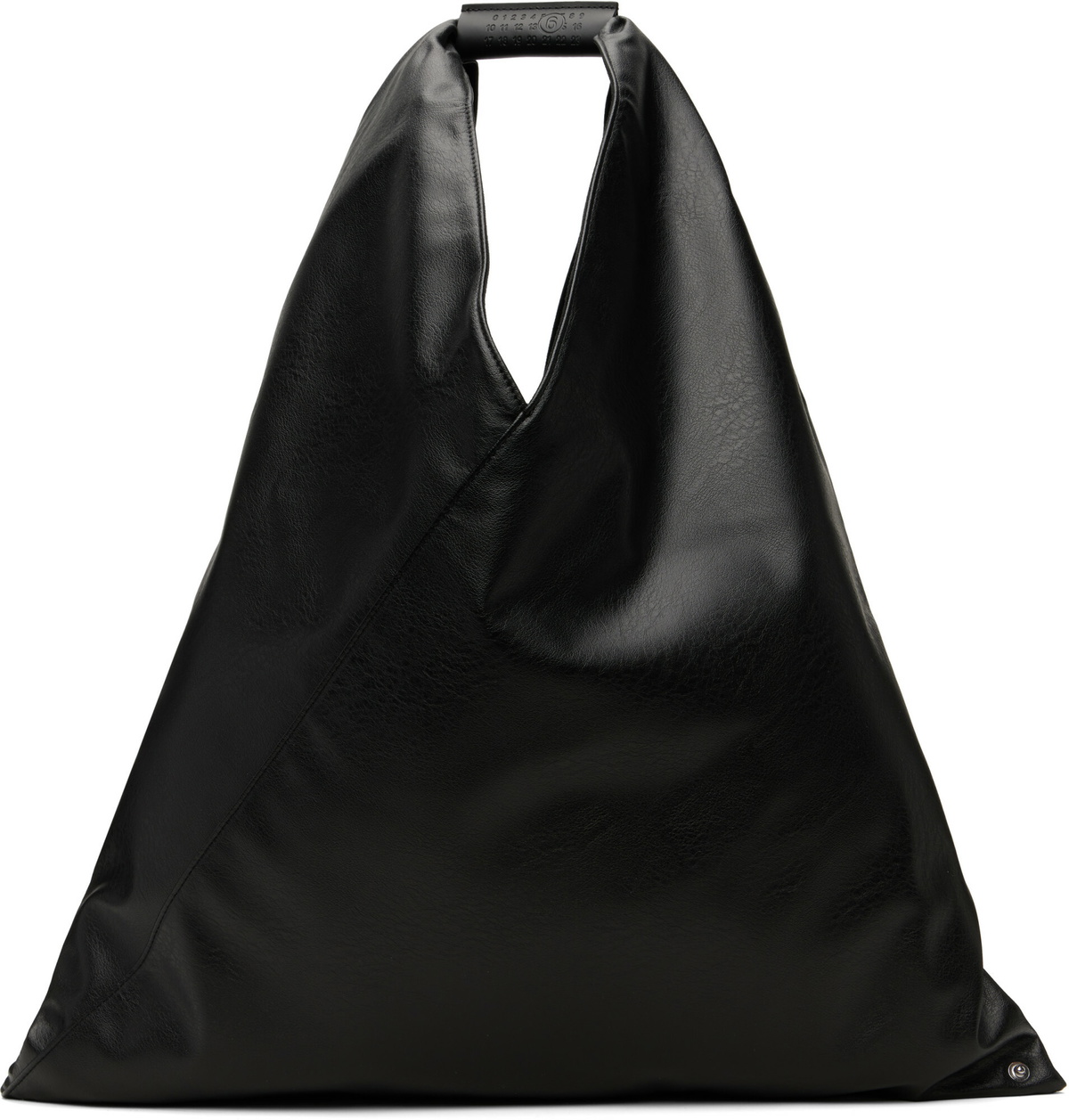 MM6 Maison Margiela Black Classic Triangle Tote