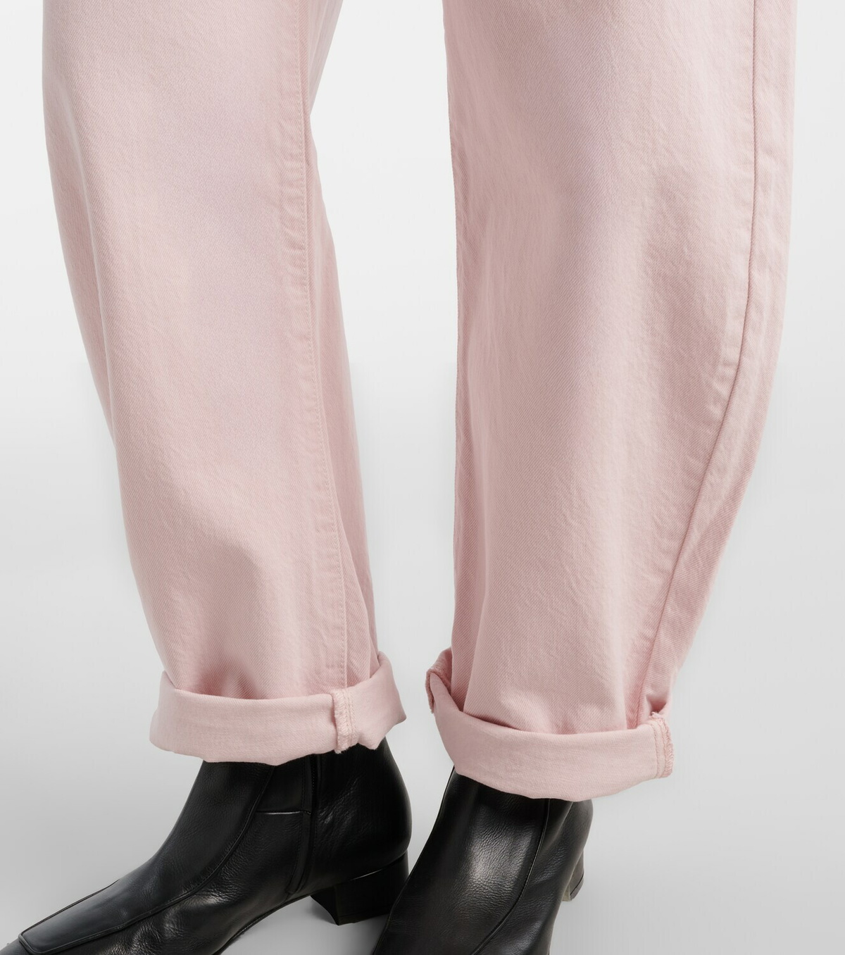 Frame Bubble barrel-leg jeans