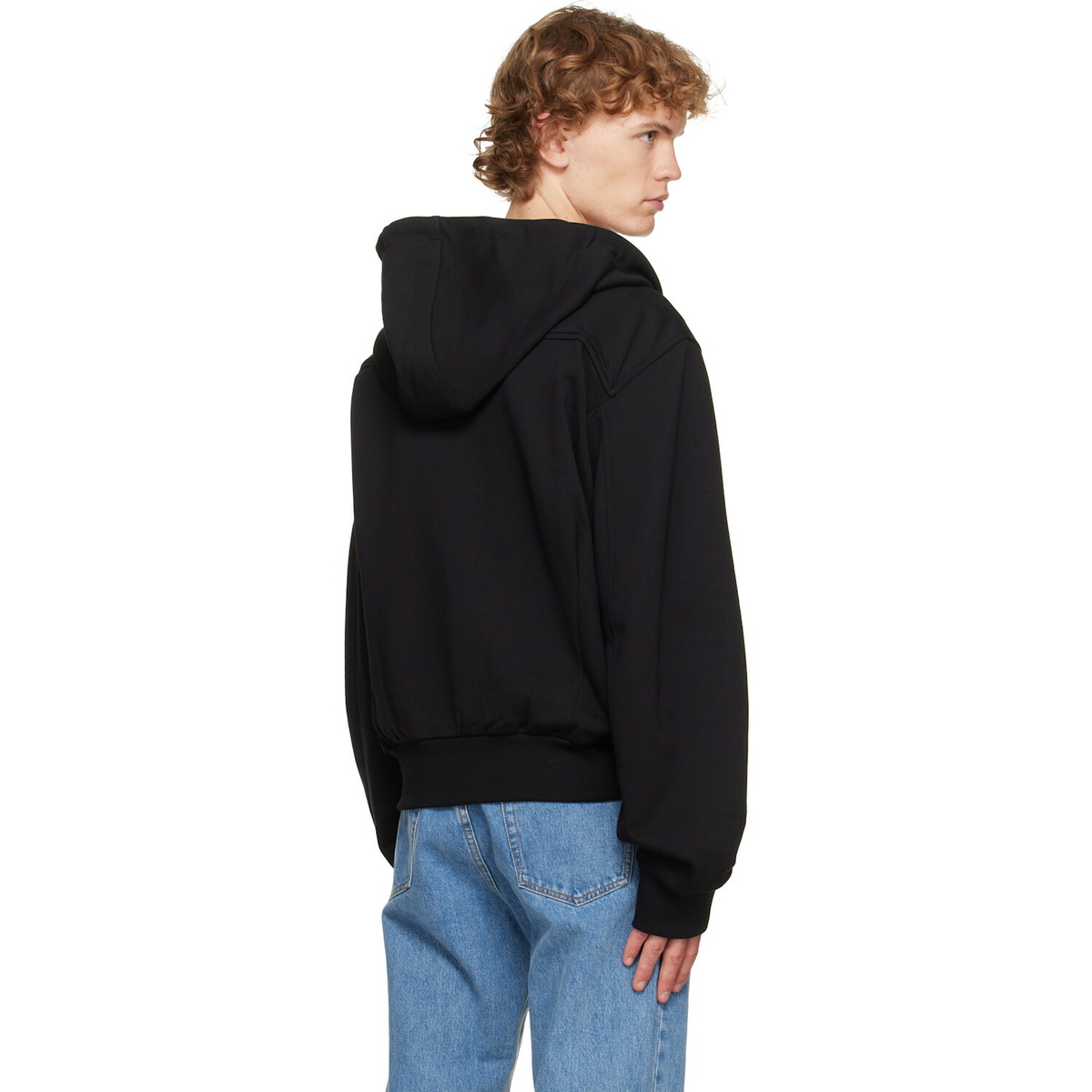 Dries Van Noten Black Zip Hoodie