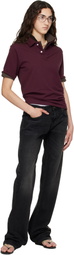 Raimundo Langlois Burgundy Layered Polo