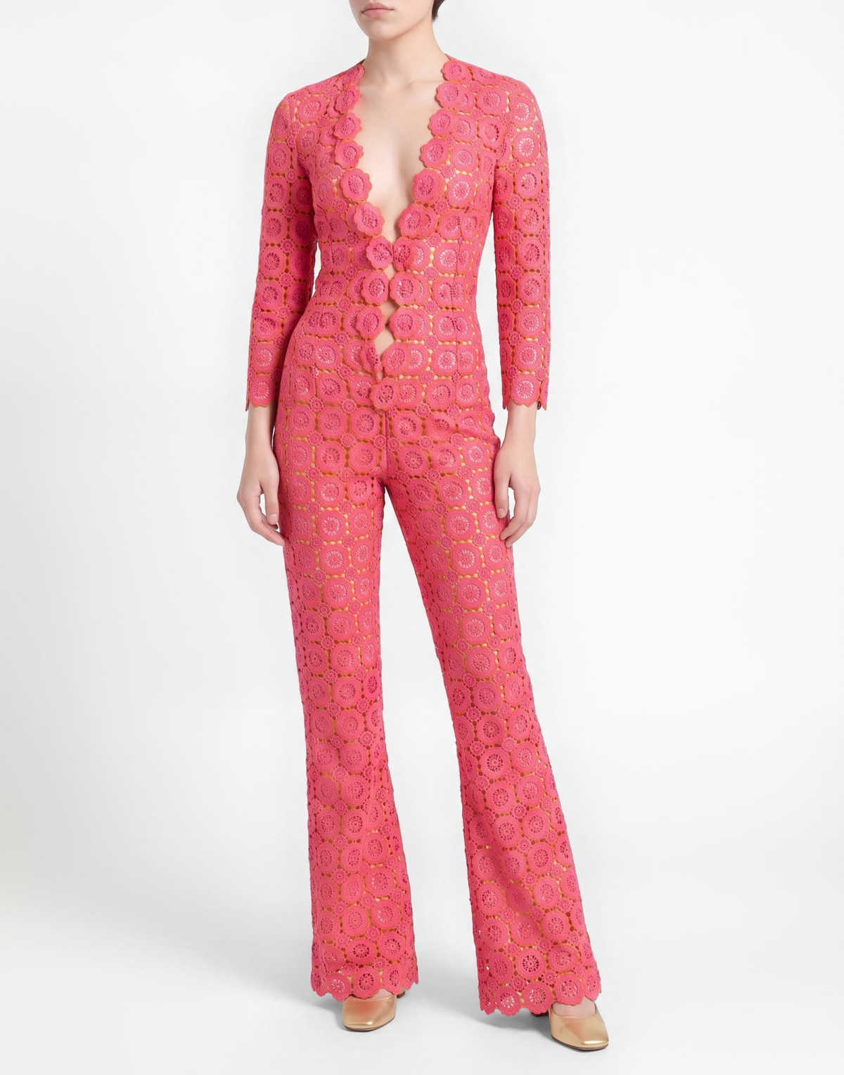 Moschino Womens Jumpsuit in Pink