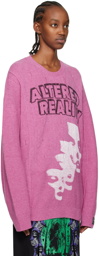 Raf Simons Pink 'Altered Reality' Sweater