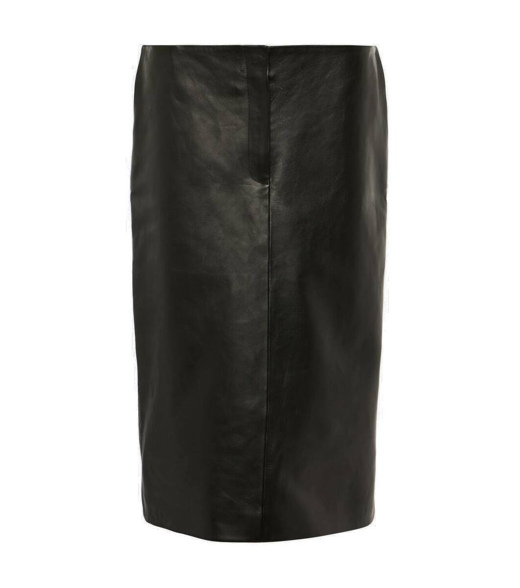 Magda Butrym Leather midi skirt Magda Butrym