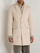 Herno - Wool Coat with Detachable Shell Gilet - Neutrals