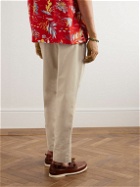 Polo Ralph Lauren - Straight-Leg Cotton-Blend Twill Trousers - Neutrals