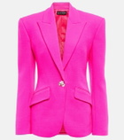 David Koma Embellished virgin wool blazer