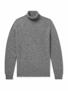 Boglioli - Brushed Wool and Cashmere-Blend Rollneck Sweater - Gray