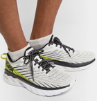 Hoka One One - Arahi 4 Rubber-Trimmed Mesh Running Sneakers - White