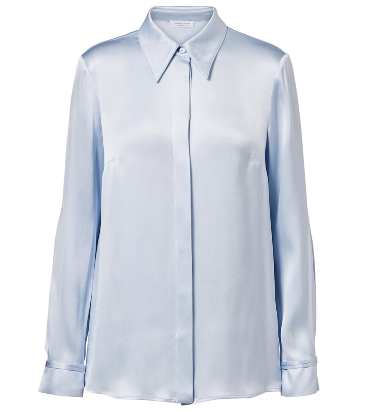 Photo: Gabriela Hearst Cruz silk satin shirt