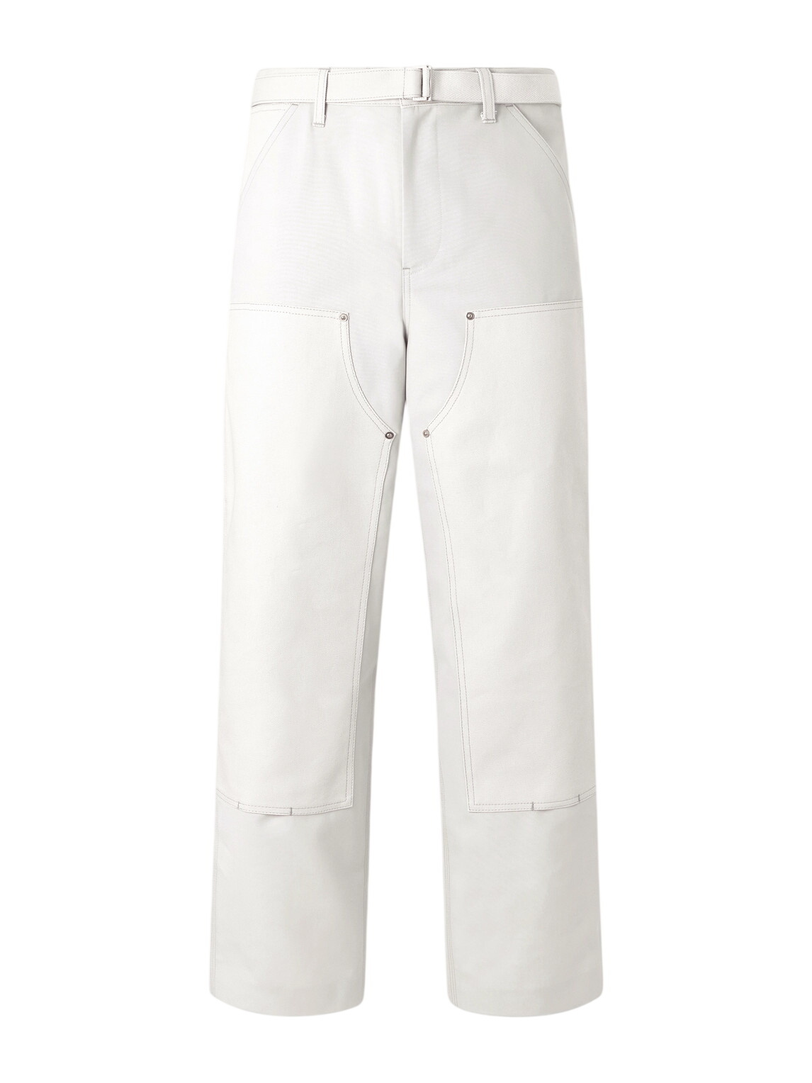 sacai Taupe WTAPS Edition Cotton Back Satin Cargo Pants Sacai