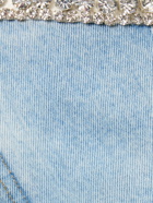 STELLA MCCARTNEY - Embellished Cotton Denim Straight Jeans
