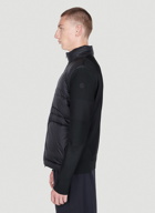 Moncler Padded Knit Jacket male Black