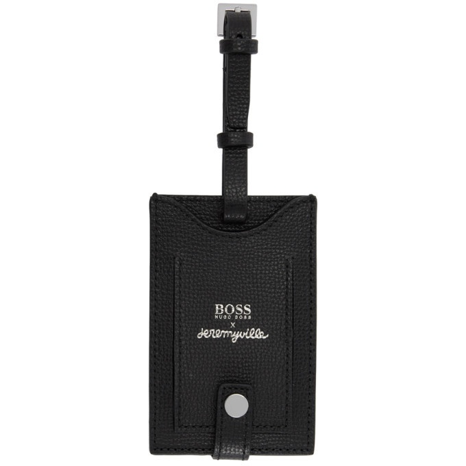 Photo: Boss Black Jeremyville Edition Leather Bunny Luggage Tag