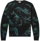 SAINT LAURENT - Slim-Fit Tie-Dyed Fleece-Back Cotton-Jersey Sweatshirt - Multi