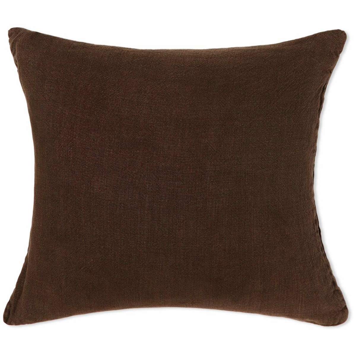 Photo: HOMMEY Men's Essential Linen Cushion in Chocolate
