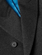 Paul Smith - Double-Breasted Wool and Cashmere-Blend Felt Overcoat - Gray