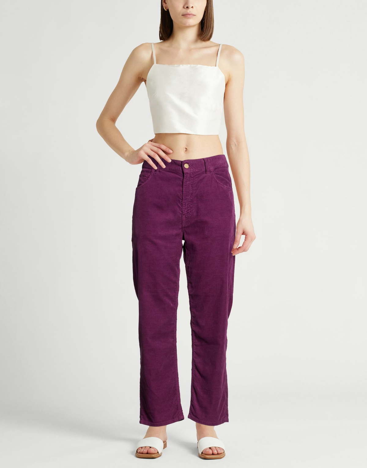 Jucca Womens Pants Plum