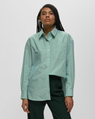 Designers, Remix Hayden Oversized Shirt Green - Womens - Shirts & Blouses
