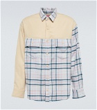 The Elder Statesman - Checked wool, silk and cashmere shirt