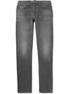 TOM FORD - Slim-Fit Selvedge Jeans - Gray