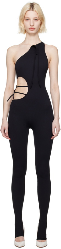 Photo: ANDREĀDAMO Black Cutout Jumpsuit