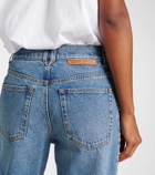 Stella McCartney Studded low-rise wide-leg jeans