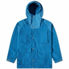 Beams Plus Men's 60/40 Mountain Parka Jacket in Blue