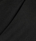 Tom Ford Draped cashmere and silk midi dress